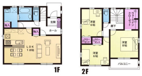 全居室収納付きの3LDKです。すっきりした空間で暮らしたい方にピッタリです。