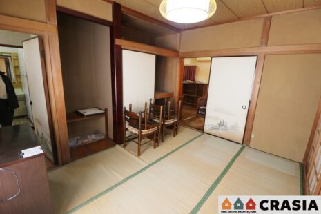 1階6帖和室です。畳は部屋の湿度を自然に調整して快適な空間にしてくれますよ（2023年12月撮影）