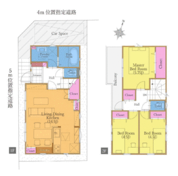 全居室２面採光の3LDKです。窓から射し込む光で居心地のいいお部屋にしてくれますね。